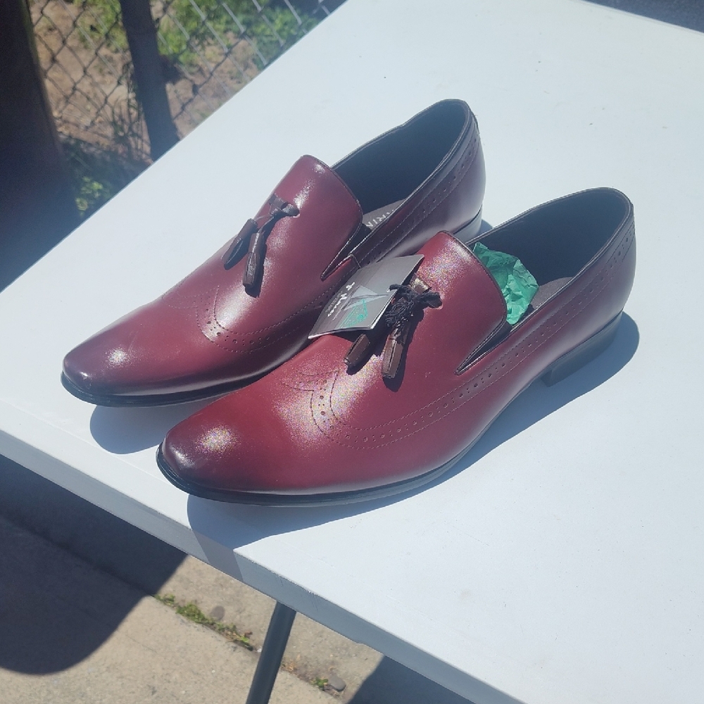 Men's Burgundy Loafers